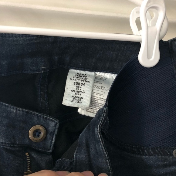 H&M mama | maternity jeans | size 4 - Picture 2 of 2